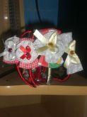 TIARAS DECORADAS COM TECIDO!!